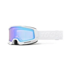 100% OKAN Essential White Hiper Blue ML Mirror Lens - 100Percent Goggles