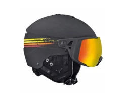 Cébé Element Visor Matt Black Racing Lines 2 Visières Grey Flash Dark Red Cat.3 & Yellow Flash Mirror Cat.1