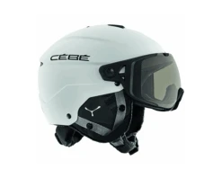 Cébé Element Visor Matt White Black NXT Vario Perfo Amber Flash Mirror Cat.1-3