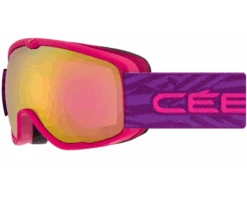 Cébé Masque De Ski Enfant ARTIC Mat Pink Purple Light Rose Flash Gold Cat.2