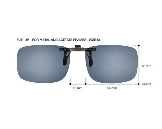 Centrostyle Clip-On Polarisant Relevable Minimaliste G15 - 56mm X 40mm 3 Centrostyle Clip-On Polarisant Relevable Minimaliste G15 - 56mm X 40mm