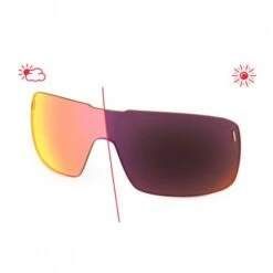 Evil Eye Ecran De Remplacement VIZOR LST Bright VARIO Purple Mirror