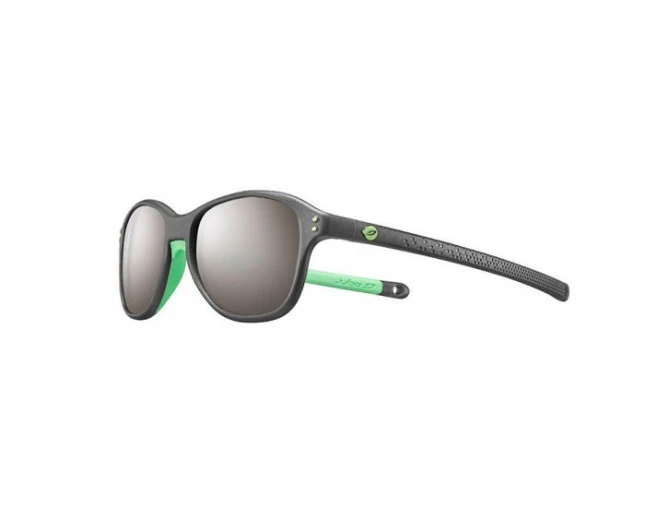 Julbo Lunette De Soleil Enfant Boomerang Noir Transparent / Vert - Spectron 3 Flash Argent 3 Julbo Lunette De Soleil Enfant Boomerang Noir Transparent / Vert - Spectron 3 Flash Argent