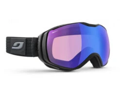 Julbo Masque De Ski Universe Noir Reactiv Performance 1-3 HC Flash Bleu