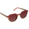Mou Compagny BETIKOA EDEN Lunettes En Bois Rouge Gris Verres Brun Polarisés Dégradés -Ski Matériel Magasin mou compagny betikoa eden lunettes en bois rouge gris verres brun polarises degrades.jpgdefault image