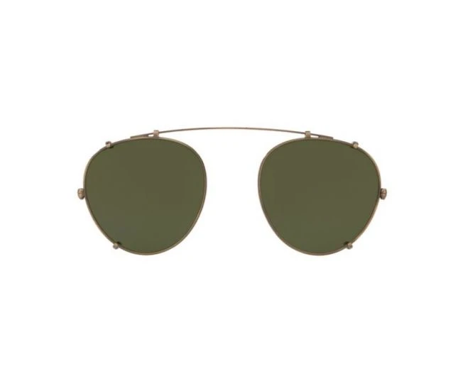 Oliver Peoples MP-2 Clip Solaire Antique Gold Green 3 Oliver Peoples MP-2 Clip Solaire Antique Gold Green